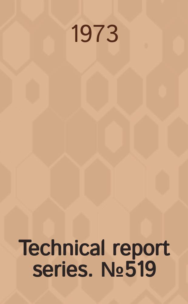 Technical report series. №519 : Cell-mediated immunity and resistance to infection