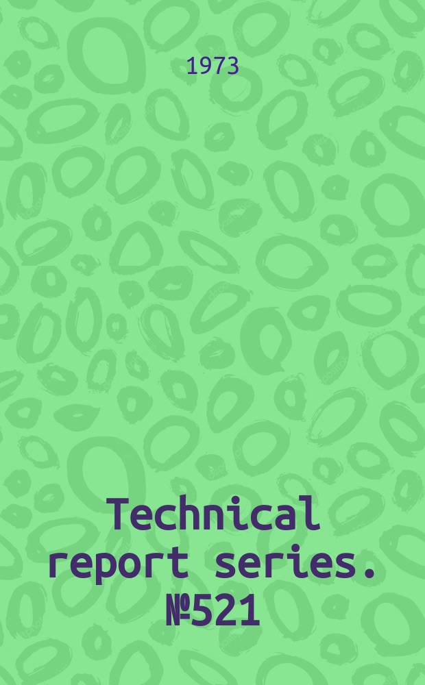 Technical report series. №521 : Training and preparation of teachers for schools of medicine and of allied health sciences