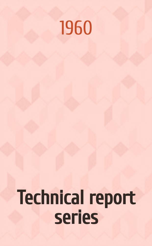 Technical report series