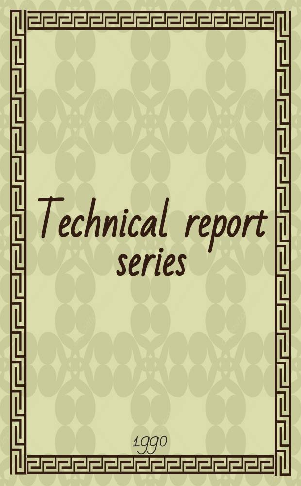 Technical report series