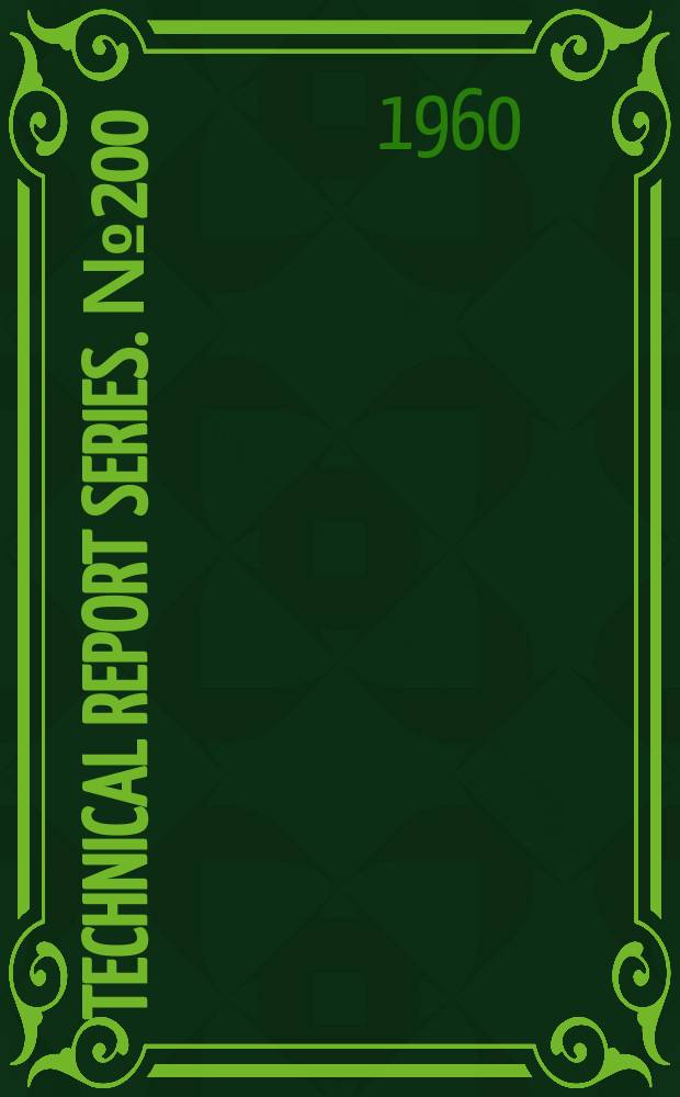 Technical report series. №200 : Requirements for biological substances