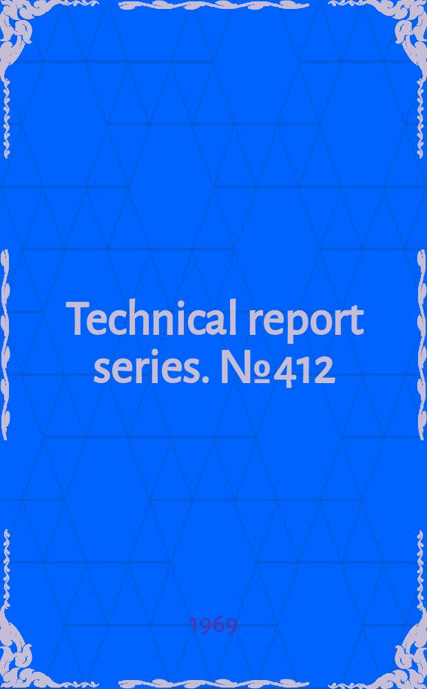 Technical report series. №412 : Health factors involved in working under conditions of heat stress