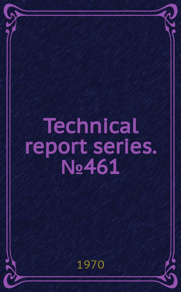 Technical report series. №461 : Spontaneous and induced abortion