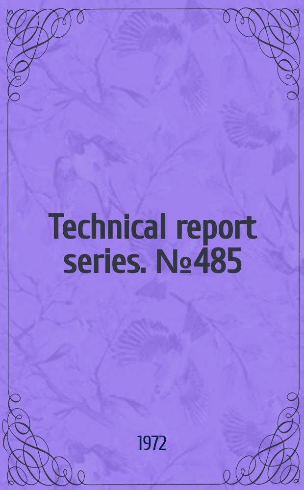 Technical report series. №485 : Human development and public health
