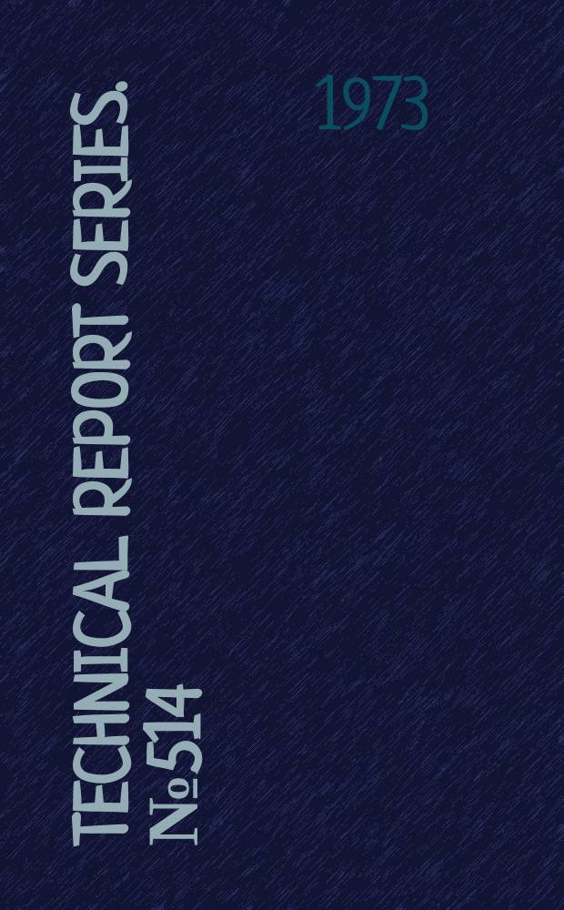 Technical report series. №514 : Agents stimulating gonad al function in the human