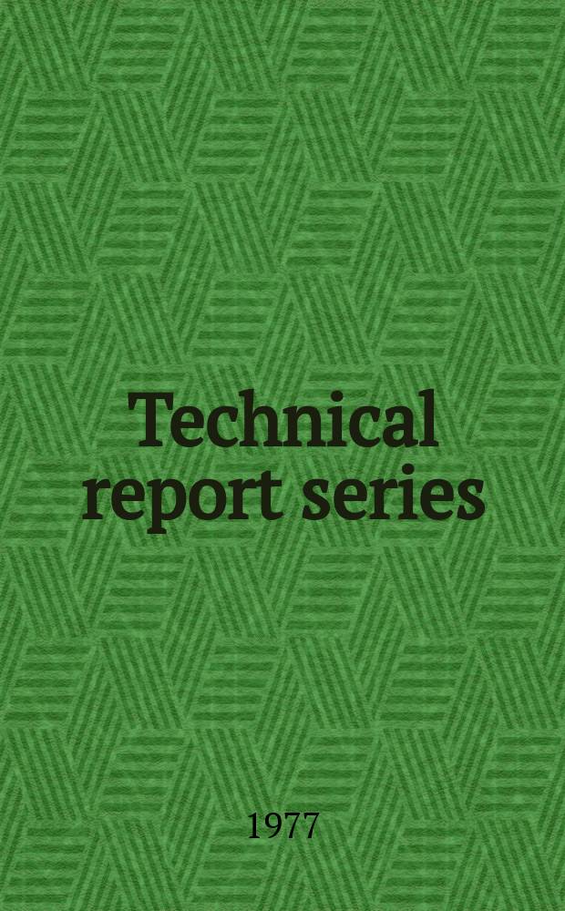 Technical report series