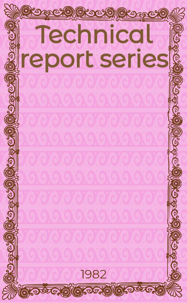 Technical report series