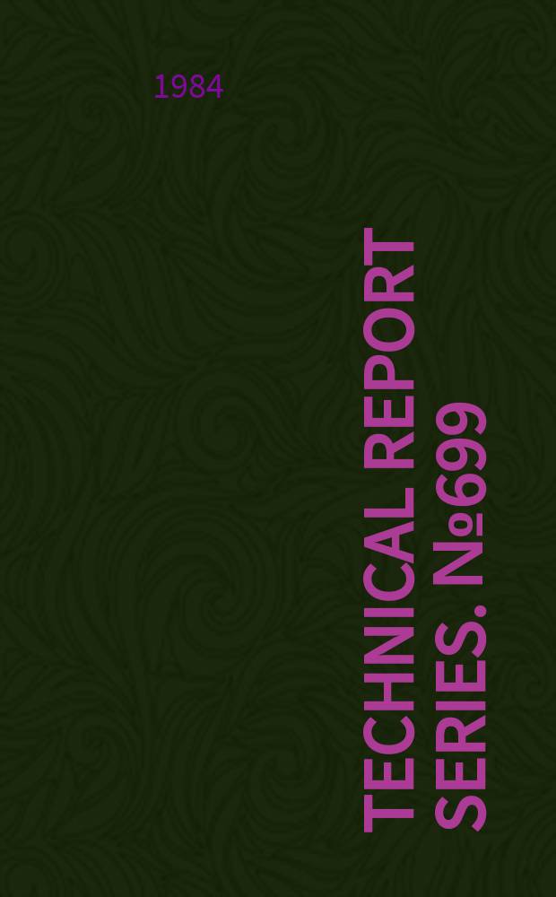Technical report series. №699 : Chemistry and specifications of pesticides
