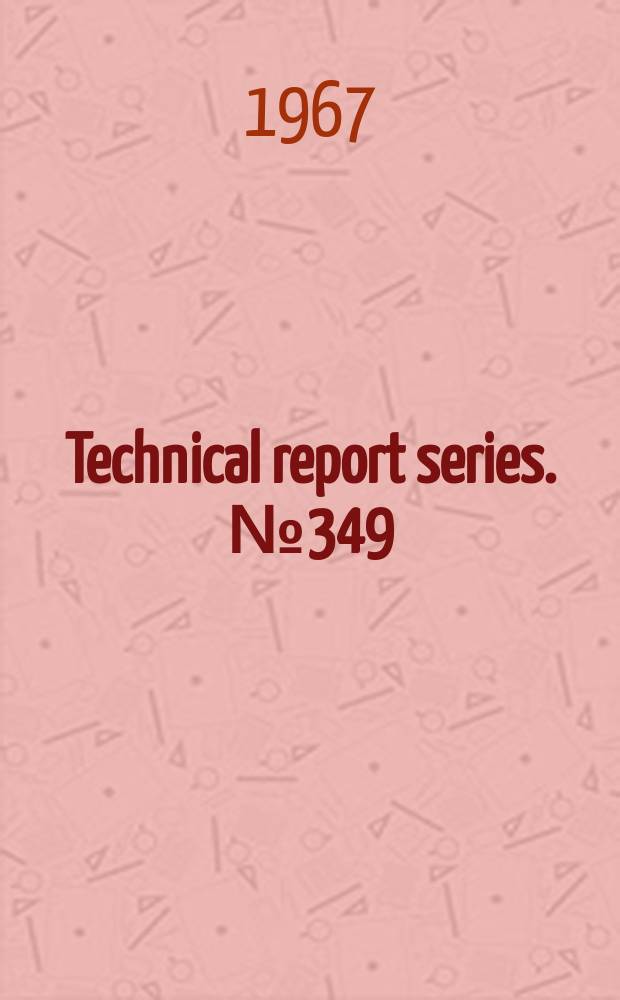 Technical report series. №349 : World health organization. Scientific group on the measurement of the public health importance of bilharziasis. The measurement of the public health importance of bilharziasis
