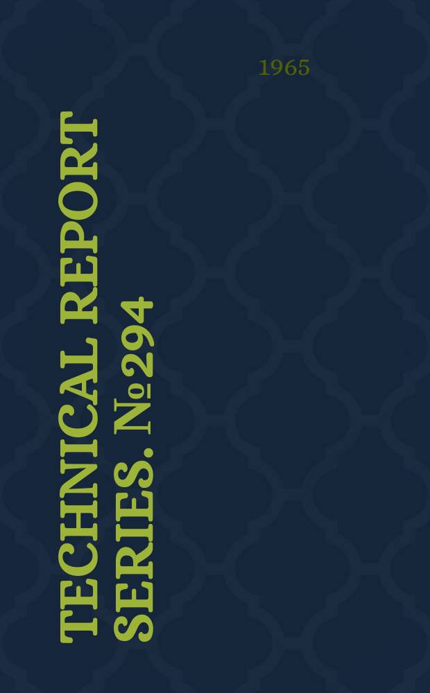Technical report series. №294 : WHO. Study group on integration of mass campaigns against specific diseases into general health. Integration of mass campaigns against specific diseases into general health