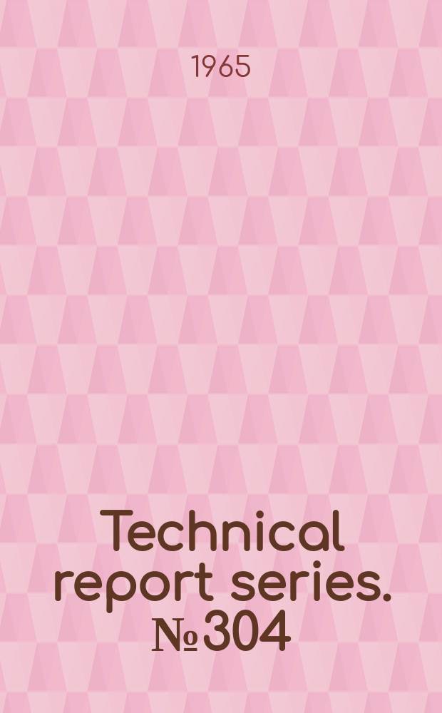 Technical report series. №304 : WHO. Scientific group on neuroendocrinology and reproduction in the human. Neuroendocrinology and reproduction in the human
