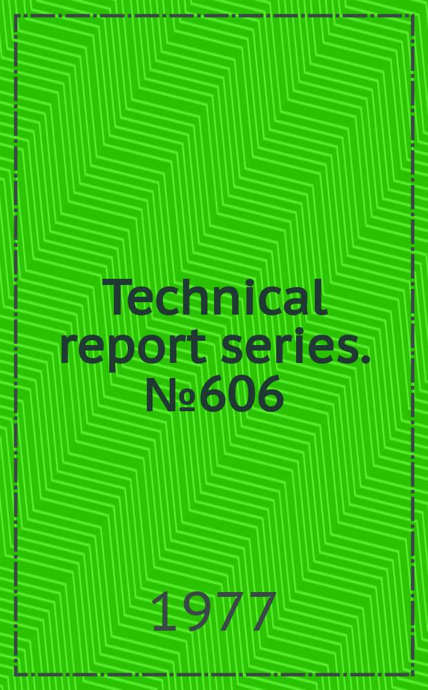 Technical report series. №606 : The role of immune complexes in disease