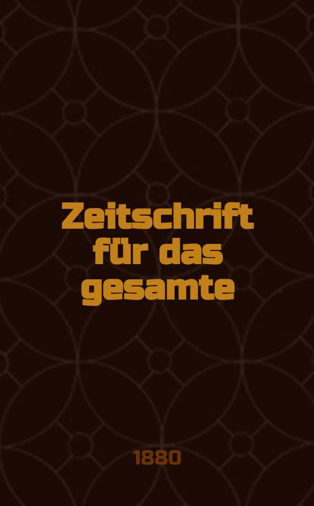 Zeitschrift für das gesamte : Brauwesen (Bayerischer Bierbrauer). Jg.3(15) 1880, №2