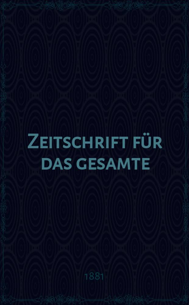 Zeitschrift für das gesamte : Brauwesen (Bayerischer Bierbrauer). Jg.4(16) 1881, №10