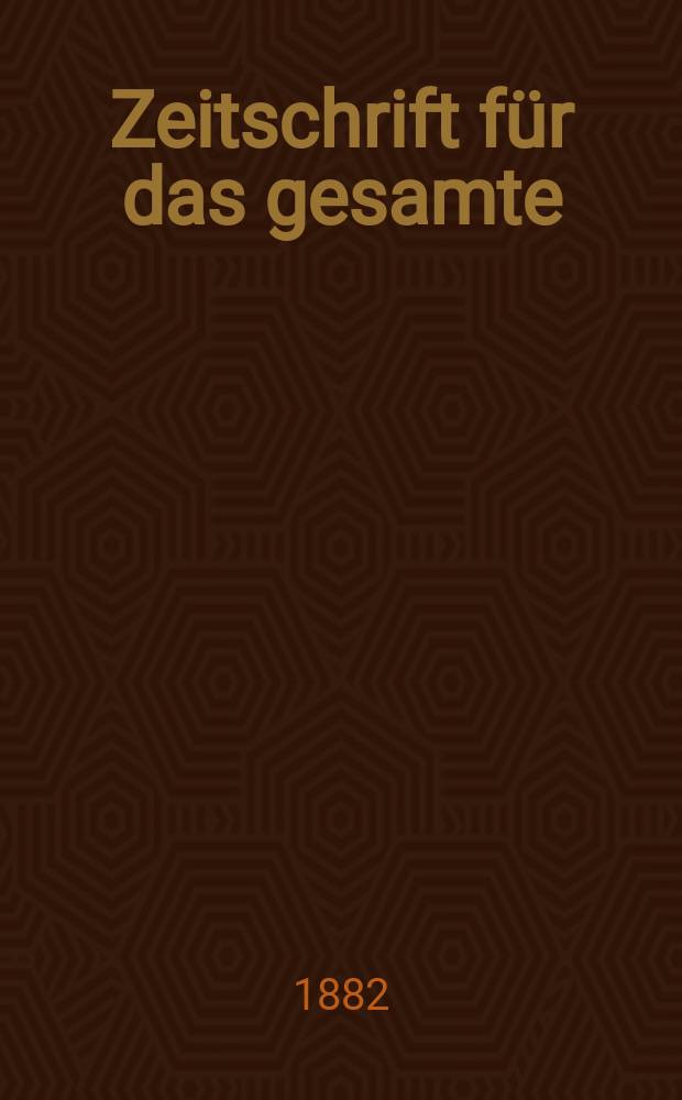 Zeitschrift f&uuml;r das gesamte : Brauwesen (Bayerischer Bierbrauer). Jg.5(17) 1882, №21