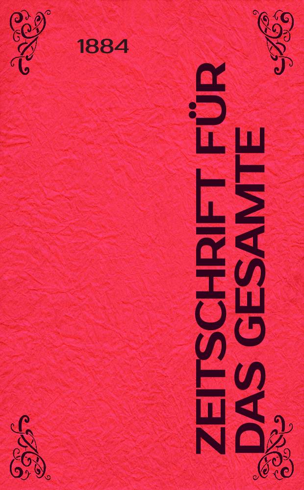 Zeitschrift für das gesamte : Brauwesen (Bayerischer Bierbrauer). Jg.7(19) 1884, №5
