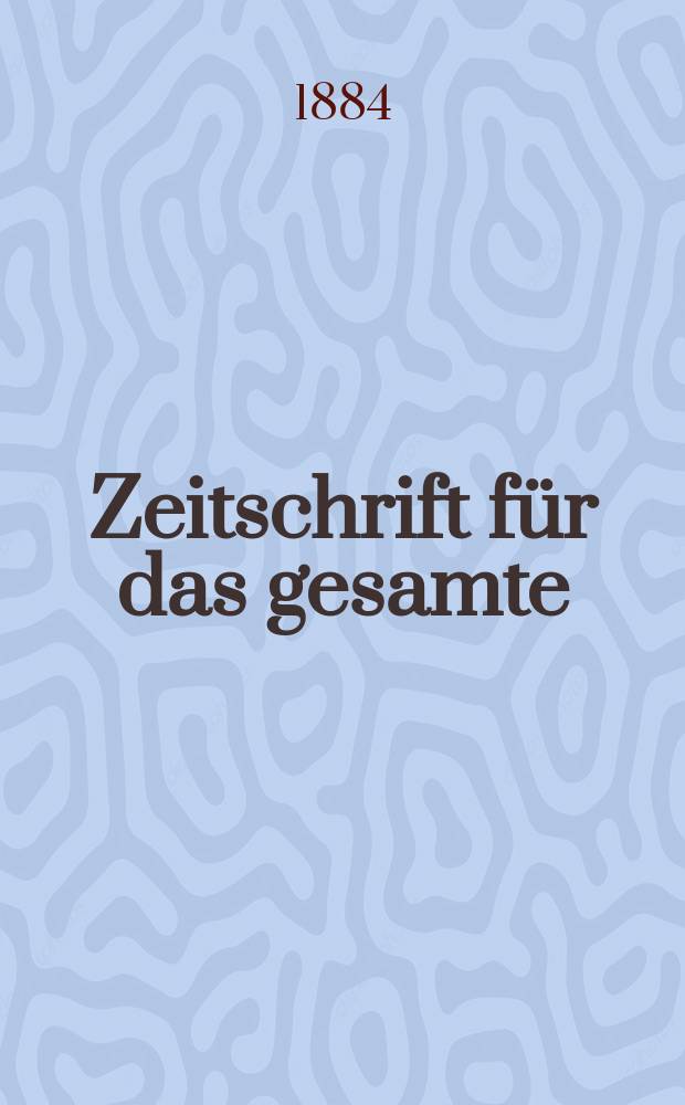 Zeitschrift für das gesamte : Brauwesen (Bayerischer Bierbrauer). Jg.7(19) 1884, №21
