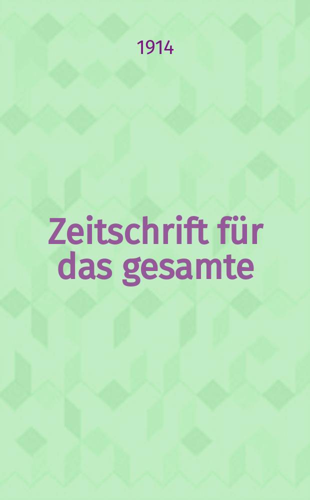 Zeitschrift für das gesamte : Brauwesen (Bayerischer Bierbrauer). Jg.37 1914, №3