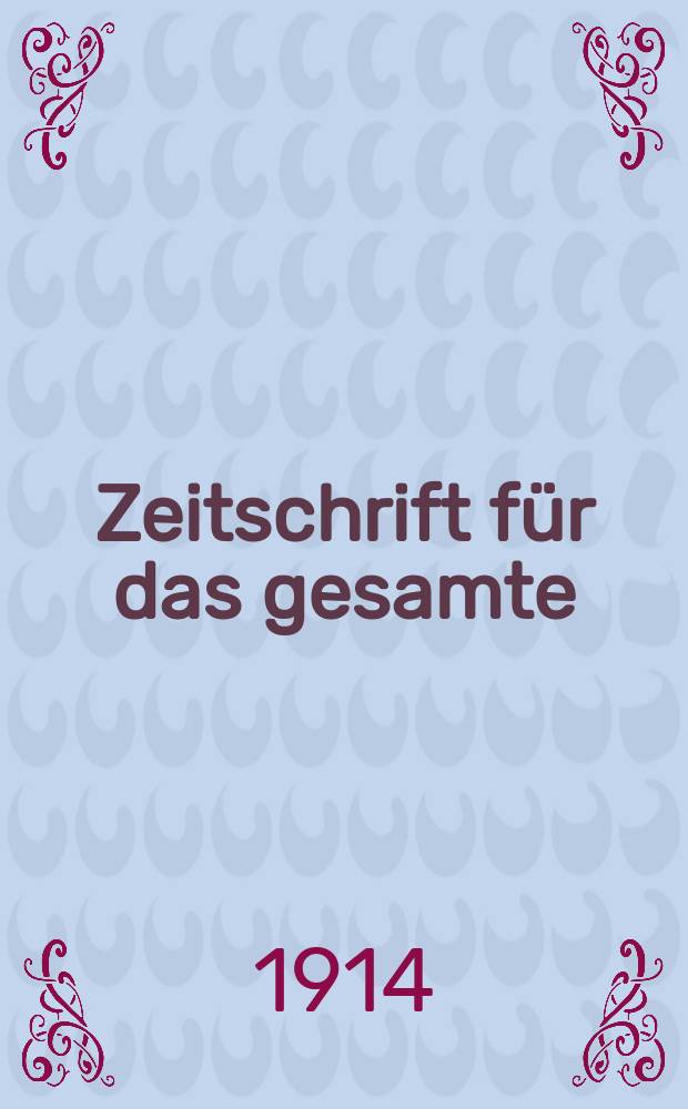 Zeitschrift für das gesamte : Brauwesen (Bayerischer Bierbrauer). Jg.37 1914, №44
