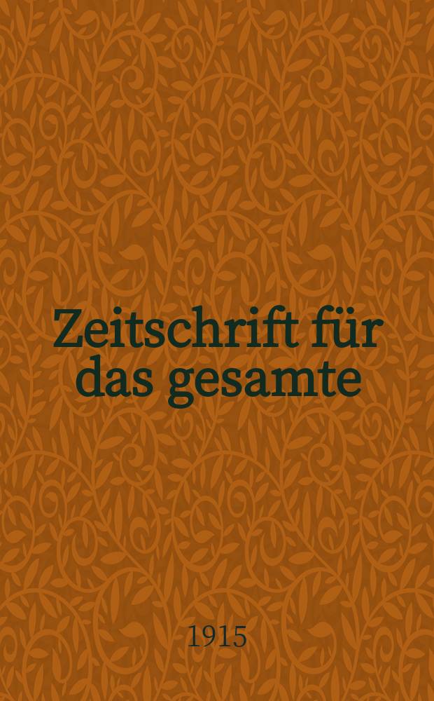 Zeitschrift für das gesamte : Brauwesen (Bayerischer Bierbrauer). Jg.38 1915, №9