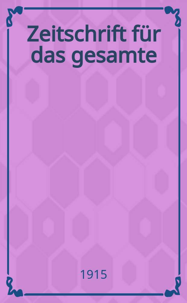 Zeitschrift für das gesamte : Brauwesen (Bayerischer Bierbrauer). Jg.38 1915, №16