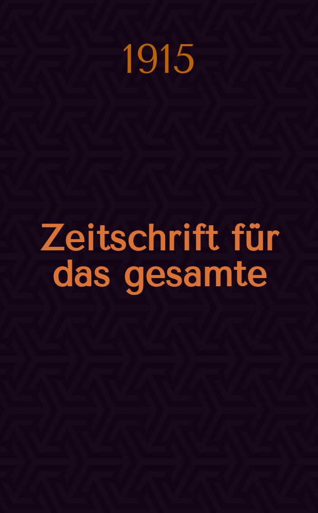 Zeitschrift für das gesamte : Brauwesen (Bayerischer Bierbrauer). Jg.38 1915, №17
