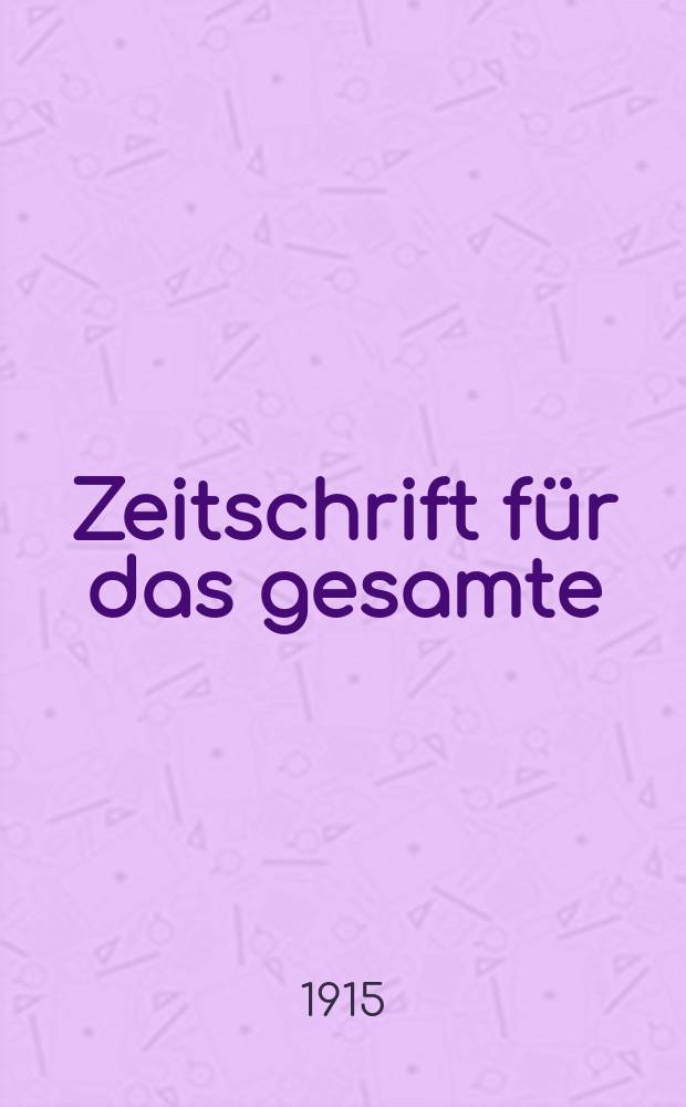 Zeitschrift für das gesamte : Brauwesen (Bayerischer Bierbrauer). Jg.38 1915, №22
