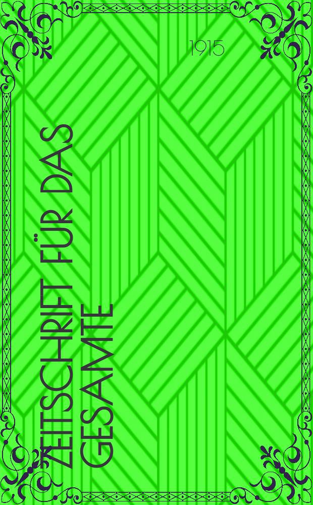 Zeitschrift für das gesamte : Brauwesen (Bayerischer Bierbrauer). Jg.38 1915, №24