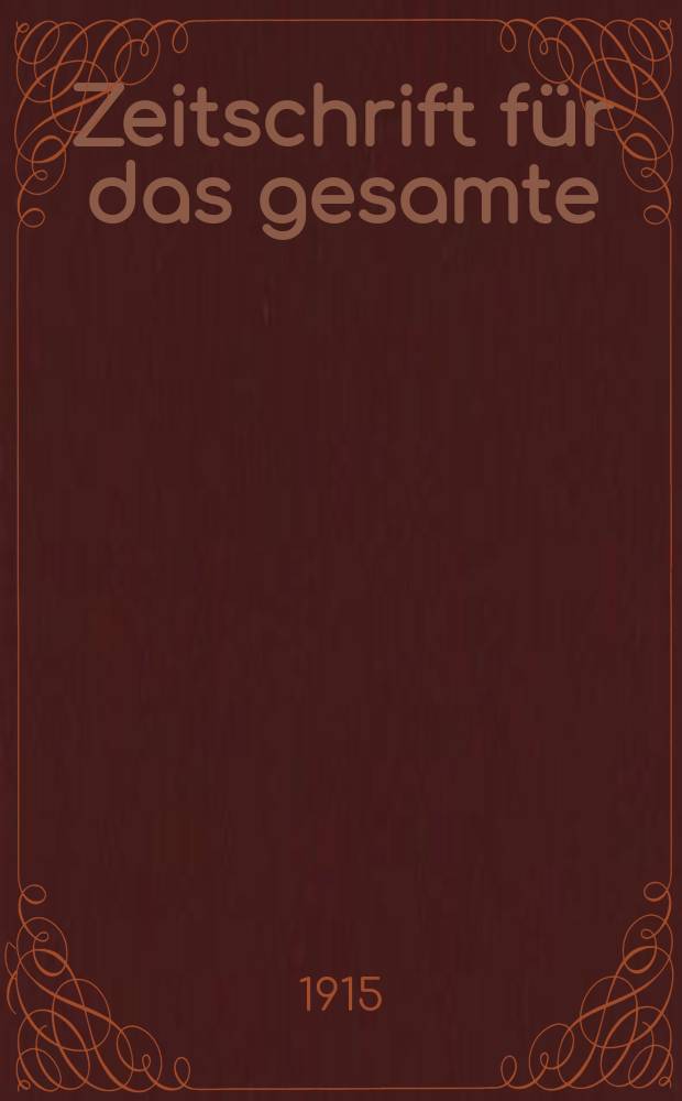 Zeitschrift für das gesamte : Brauwesen (Bayerischer Bierbrauer). Jg.38 1915, №33