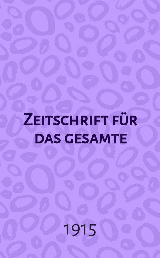 Zeitschrift für das gesamte : Brauwesen (Bayerischer Bierbrauer). Jg.38 1915, №52