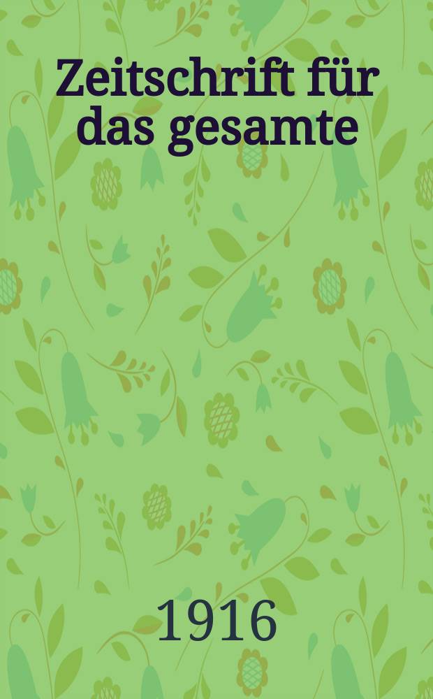 Zeitschrift für das gesamte : Brauwesen (Bayerischer Bierbrauer). Jg.39 1916, №6