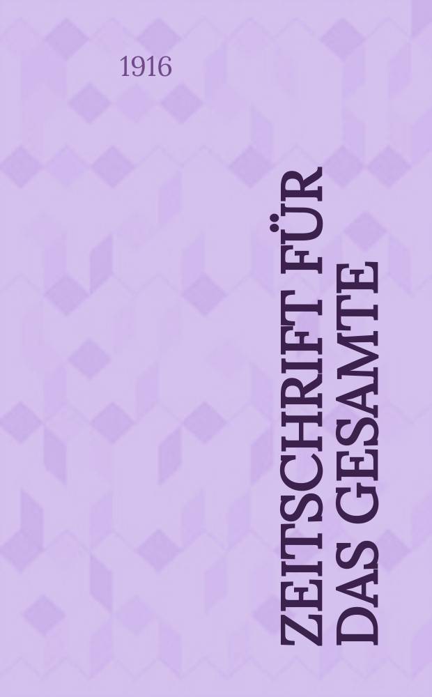 Zeitschrift für das gesamte : Brauwesen (Bayerischer Bierbrauer). Jg.39 1916, №18