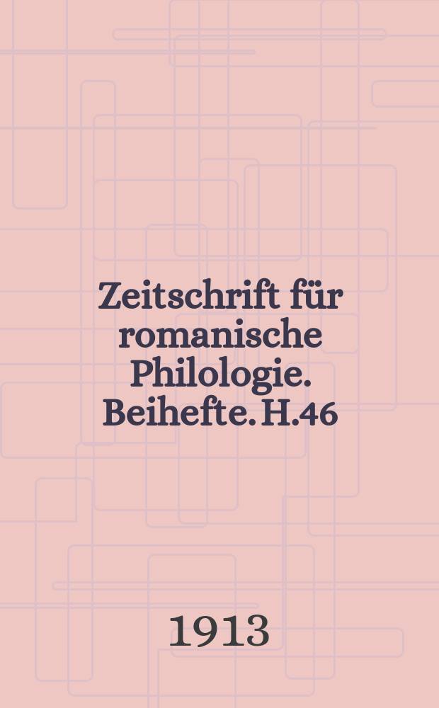 Zeitschrift für romanische Philologie. Beihefte. H.46 : Die von den Trobadors genannten oder gefeierten Damen