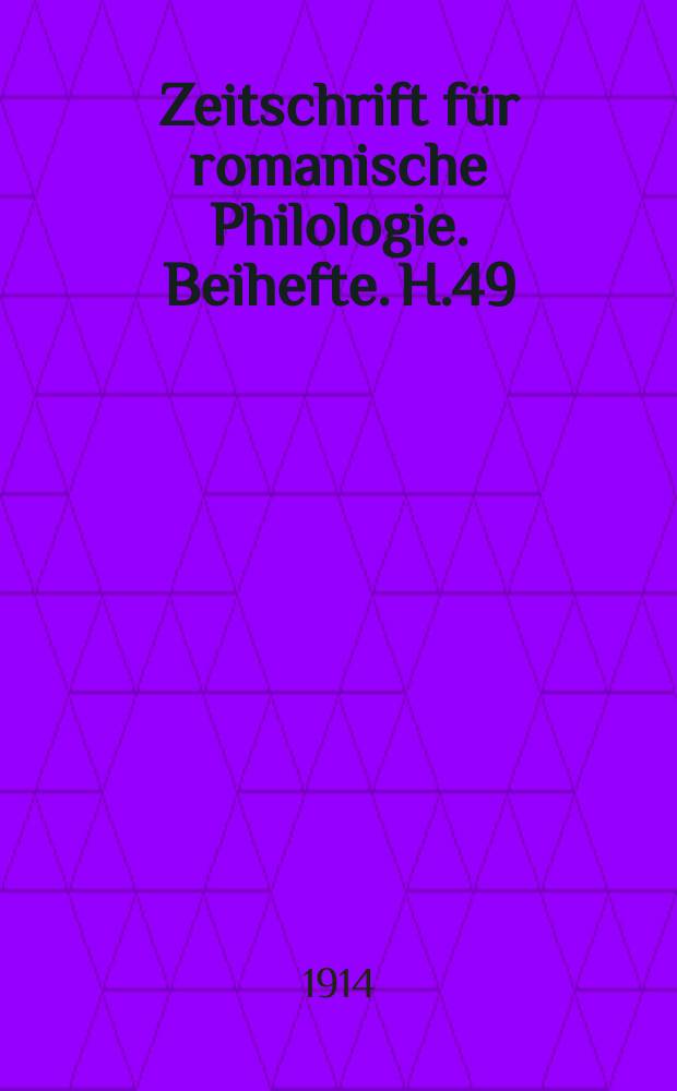 Zeitschrift für romanische Philologie. Beihefte. H.49 : Testi dialettali italiani