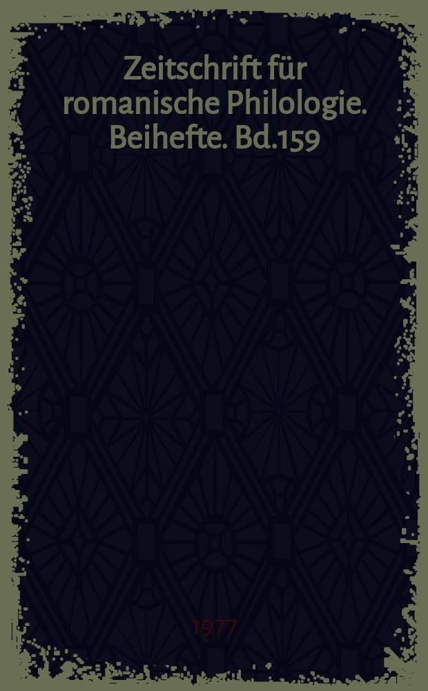 Zeitschrift für romanische Philologie. Beihefte. Bd.159 : Le créole français des Seychelles