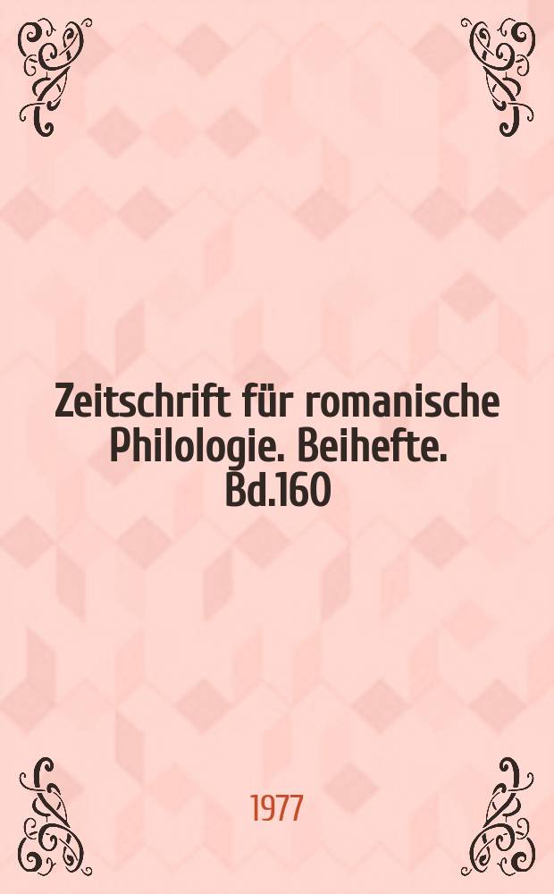 Zeitschrift f&uuml;r romanische Philologie. Beihefte. Bd.160 : La Vie Saint Julien martir. The old French