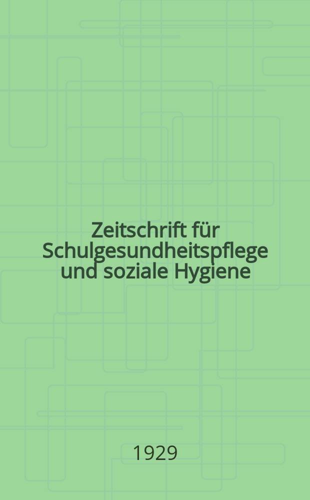 Zeitschrift f&uuml;r Schulgesundheitspflege und soziale Hygiene : Organ des Deutschen Vereins f&uuml;r Schulgesundheitspflege Amtliches Nachrichtenblatt f&uuml;r gesundheitliche Angelegenheiten des Stadtgemeinden Berlin, Frankfurt a. M., Frankfurt a. O., K&ouml;nigsberg i. Pr. Jg.42 1929, №22a : K&ouml;rperliche Erziehung im Kinderheimen und Schulen