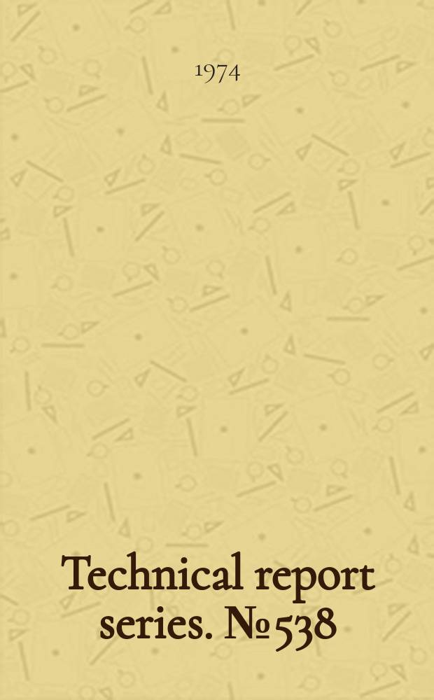 Technical report series. №538 : The selection of teaching/learning materials in health sciences education. Report of a WHO Study Group