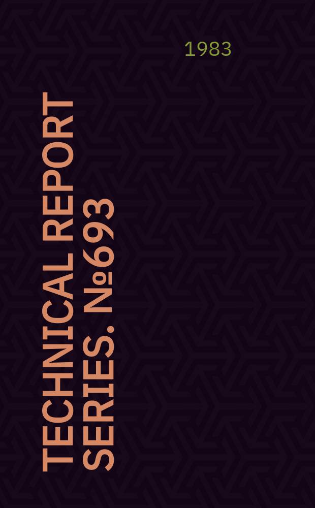 Technical report series. №693 : Viral Vaccines and antiviral drugs