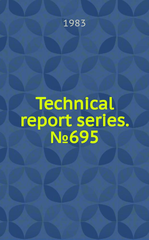 Technical report series. №695 : Smoking control strategies in developing countries. Report of a WHO Expert Committee