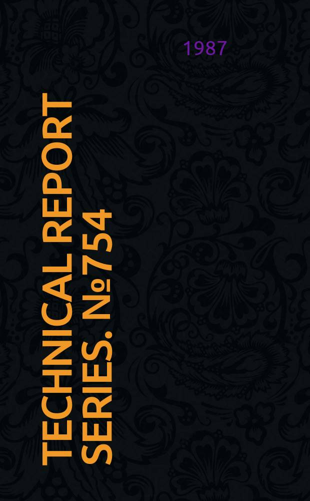 Technical report series. №754 : Progress in the development and use of antiviral drugs and interferon