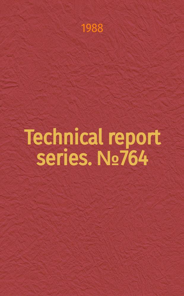 Technical report series. №764 : Rheumatic fever and rheumatic heart disease