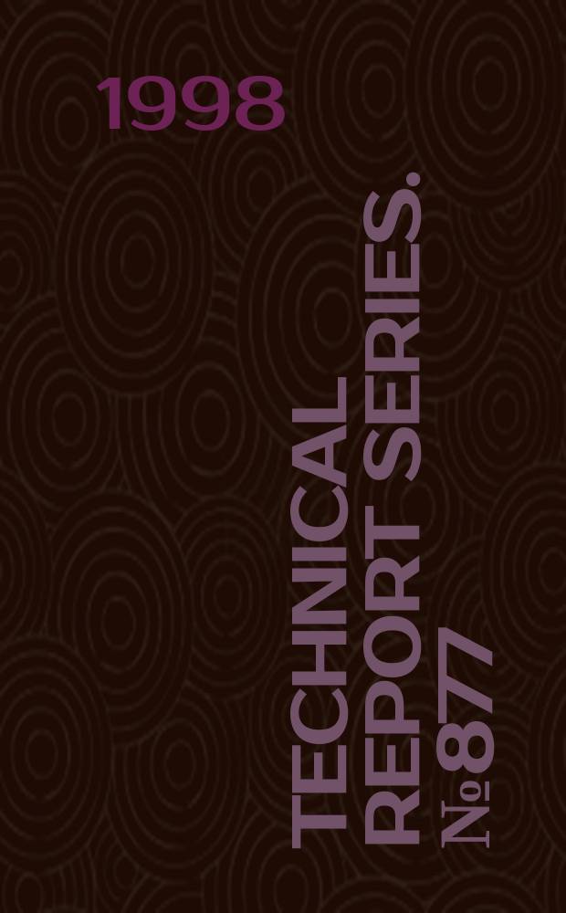 Technical report series. №877 : Cardiovascular disease and steroid hormone contraception