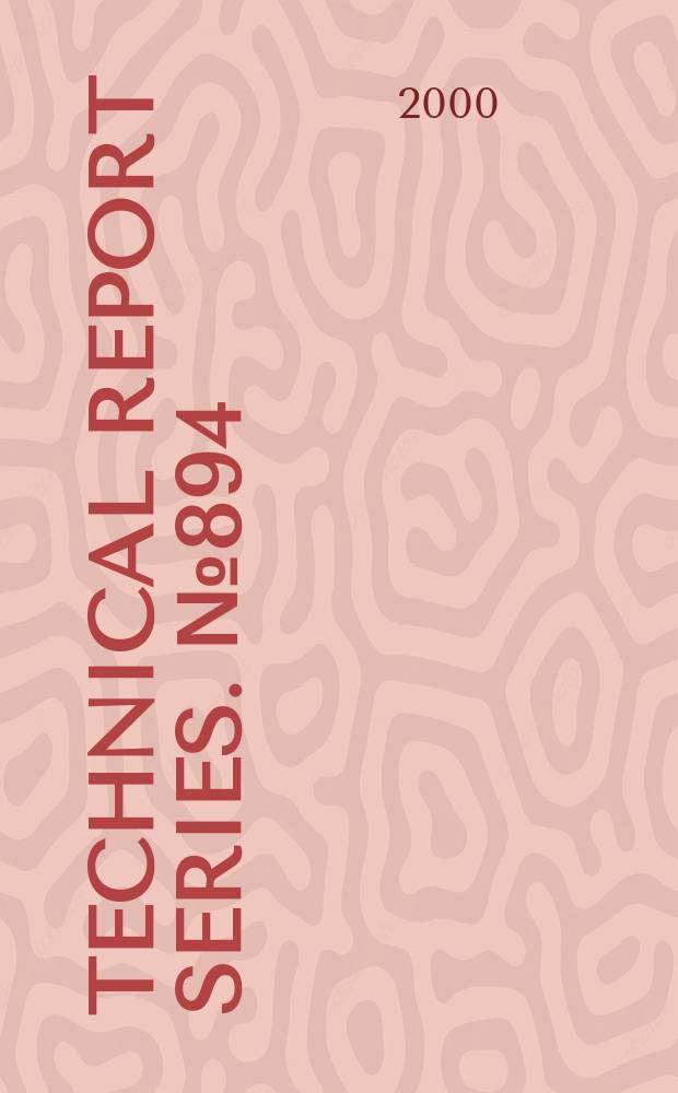 Technical report series. №894 : Obesity: preventing and managing the global epidemic
