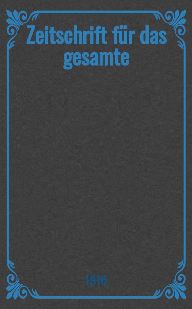 Zeitschrift für das gesamte : Brauwesen (Bayerischer Bierbrauer). Jg.39 1916, №50