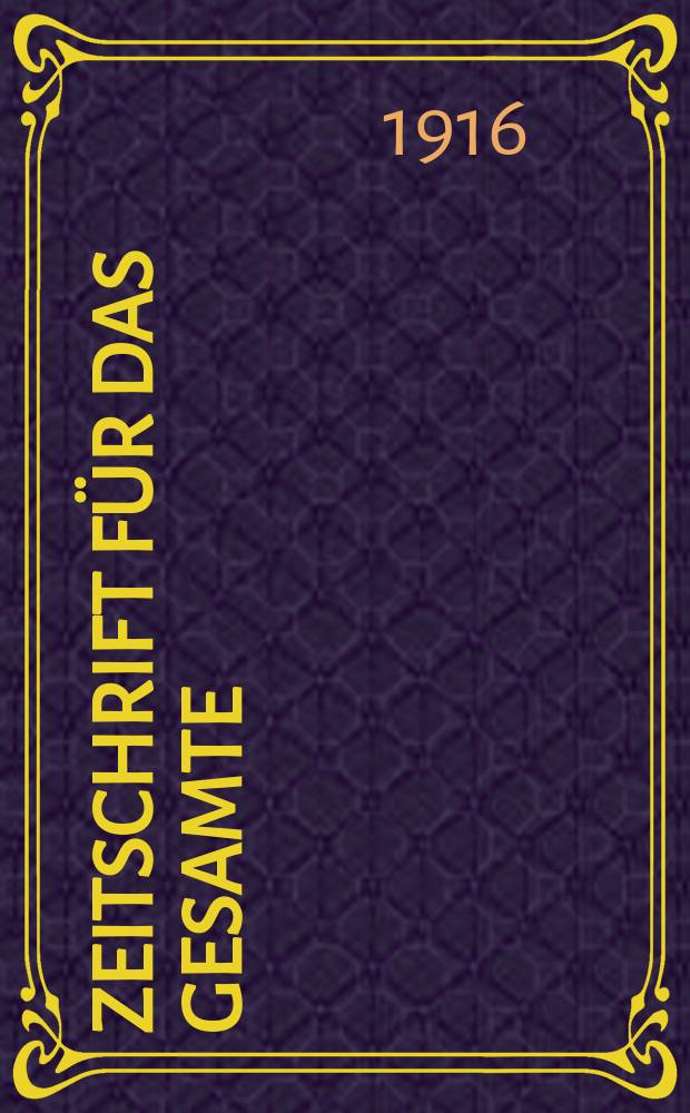 Zeitschrift für das gesamte : Brauwesen (Bayerischer Bierbrauer). Jg.39 1916, №51