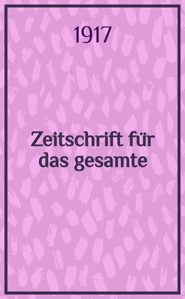 Zeitschrift für das gesamte : Brauwesen (Bayerischer Bierbrauer). Jg.40 1917, №47
