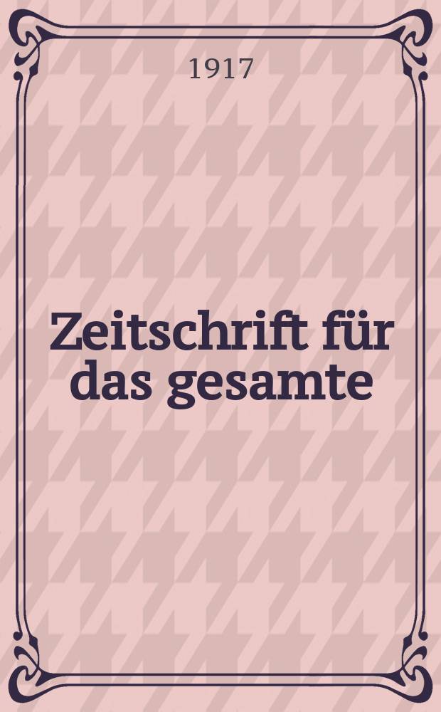 Zeitschrift für das gesamte : Brauwesen (Bayerischer Bierbrauer). Jg.40 1917, Указатель