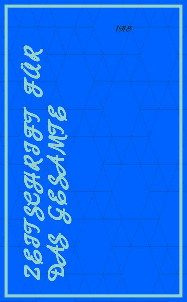 Zeitschrift f&uuml;r das gesamte : Brauwesen (Bayerischer Bierbrauer). Jg.41 1918, №45