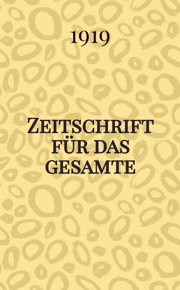 Zeitschrift f&uuml;r das gesamte : Brauwesen (Bayerischer Bierbrauer). Jg.42 1919, №4
